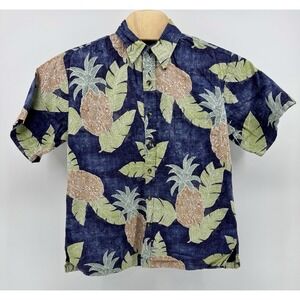 Tori Richard Hawaiian Shirt Men's Size M Floral Tropical‎ Aloha Made in Hawaii
